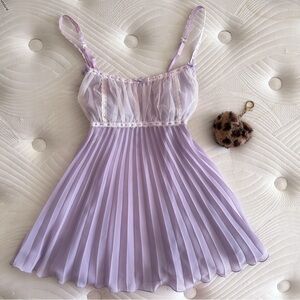 Frederick's of Hollywood Lilac Lace top